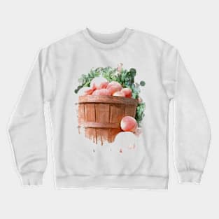 Fruit in the basket watercolor Crewneck Sweatshirt